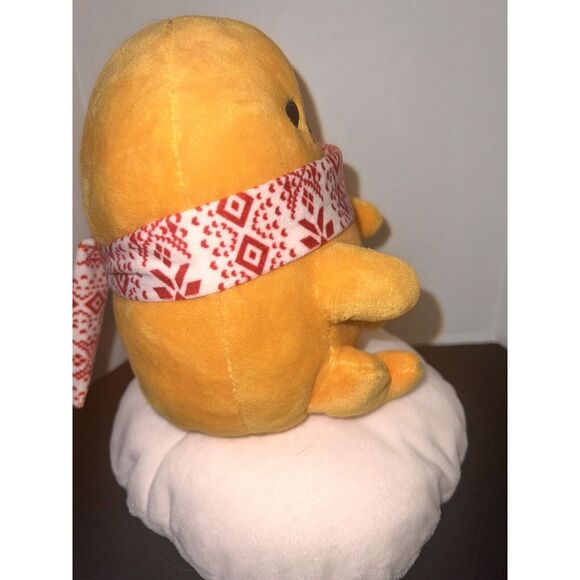 Sanrio Gudetama Winter Scarf Plush Lazy Egg Cuddly Stuffed Plush 8" NWT - Picture 6 of 10